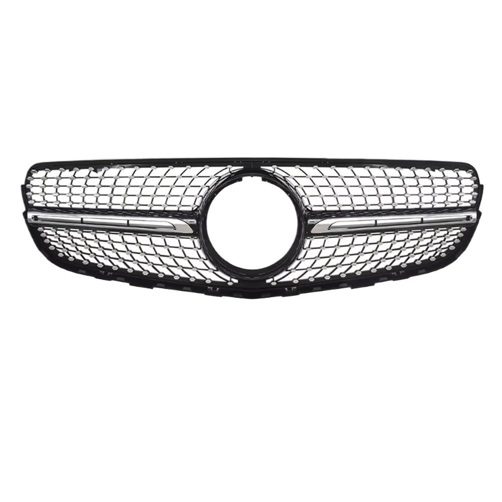 Auto Frontgrill Für Benz Für GLC-Klasse X253 C253 2015 2016 2017 2018 2019 2020 2021 2022 2023 Frontgrill Mittelnetz Grills Montagerahmen Abdeckungsteile Front Kühlergrille(2015-2019 Black B) von RXRJSU