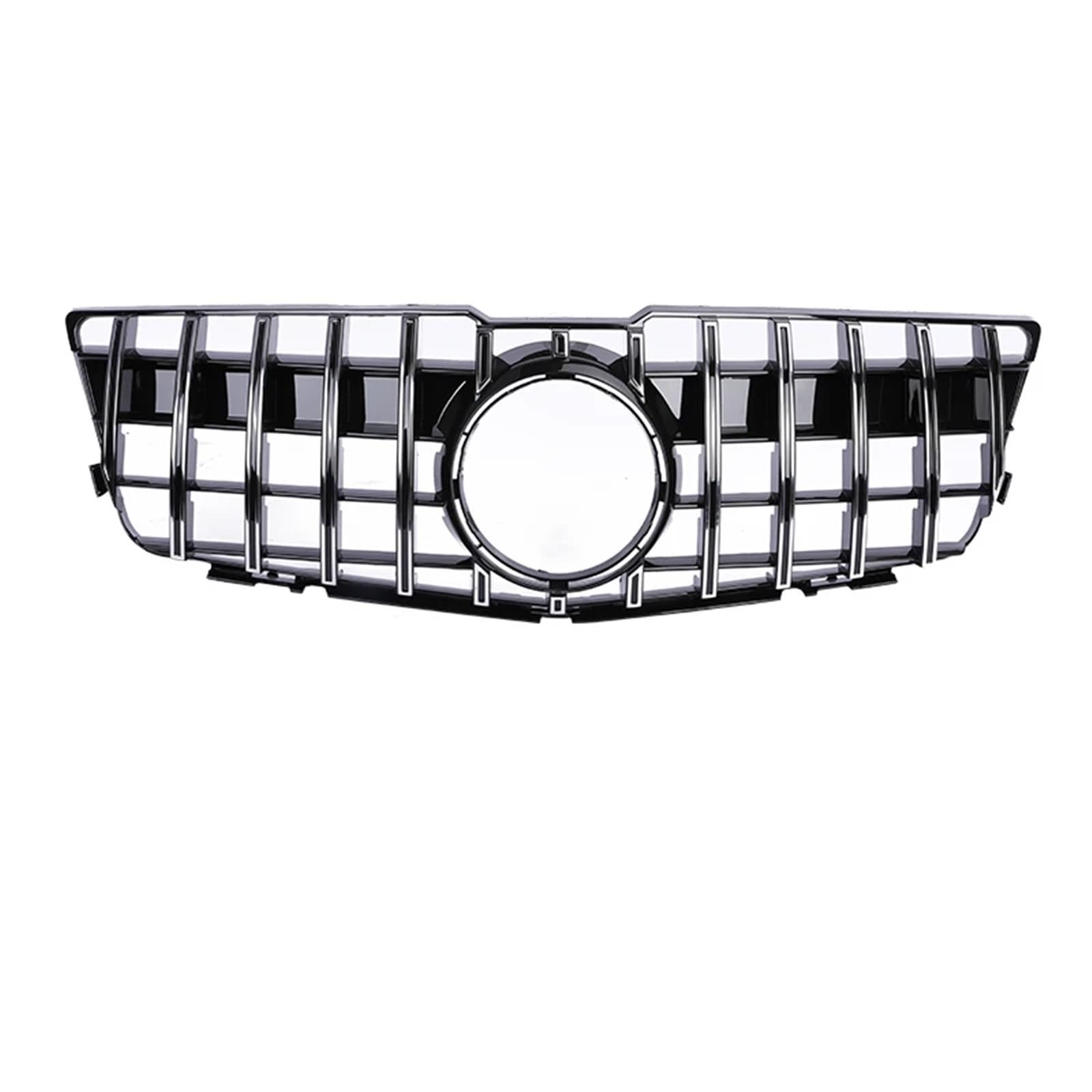 Auto Frontgrill GT Kühlergrill Für Benz GLK X204 Frontstoßstange Kühler Für AMG Grill Diamond 2008-2012 2013-2015 Schwarz Chrom 350 Front Kühlergrille(08-12 Chrome GT) von RXRJSU