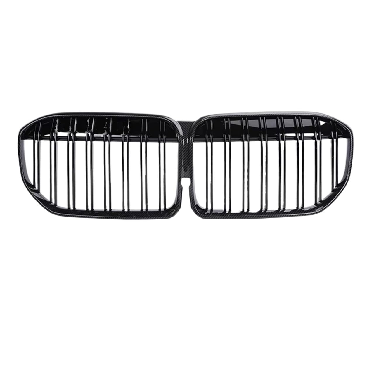 Auto Frontgrill Glänzend Schwarze Frontstoßstange Nieren-Racing-Gitterabdeckung Für 7er G11 G12 2020 2021 2022 2023 Carbon-Kühler-Luftgrill Front Kühlergrille(Dual Carbon Look) von RXRJSU