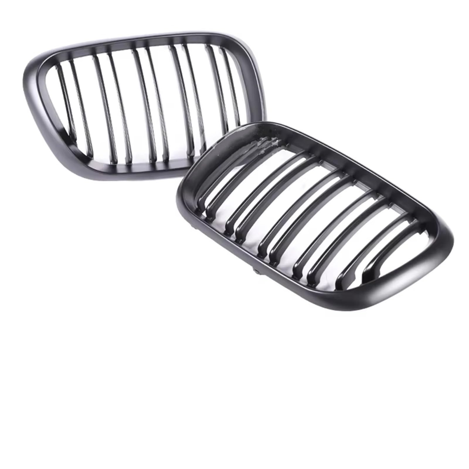 Auto Frontgrill Kohlefaser-Ansaugung Vorne Unten Stoßstange Nierengitter Glänzend Schwarz Kühlergrills Auto-Styling Für E53 X5 X6 1999 2000 2001 2002 2003 2004 Front Kühlergrille(Dual Matte Black) von RXRJSU