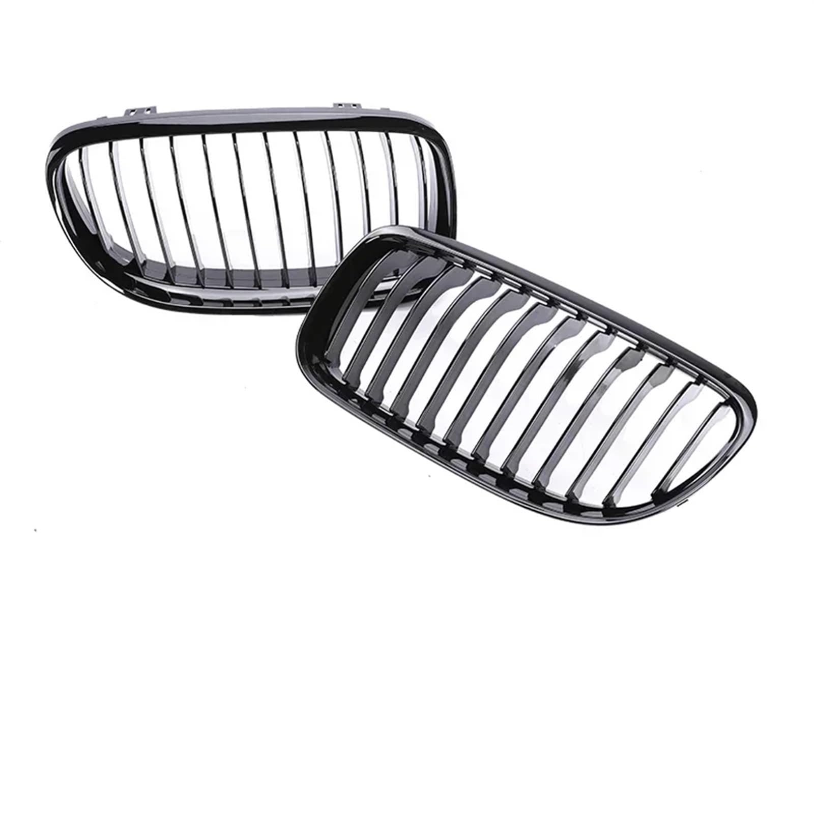 Auto Frontgrill Kohlefaser-Frontstoßstange Freundlicherweise Facelift-Gitterabdeckung Umrüstung Schwarzen Racing-Grills Für 3er E90 E91 2005 2006 2007 2008 2009-2012 Front Kühlergrille(Single Black 09 von RXRJSU