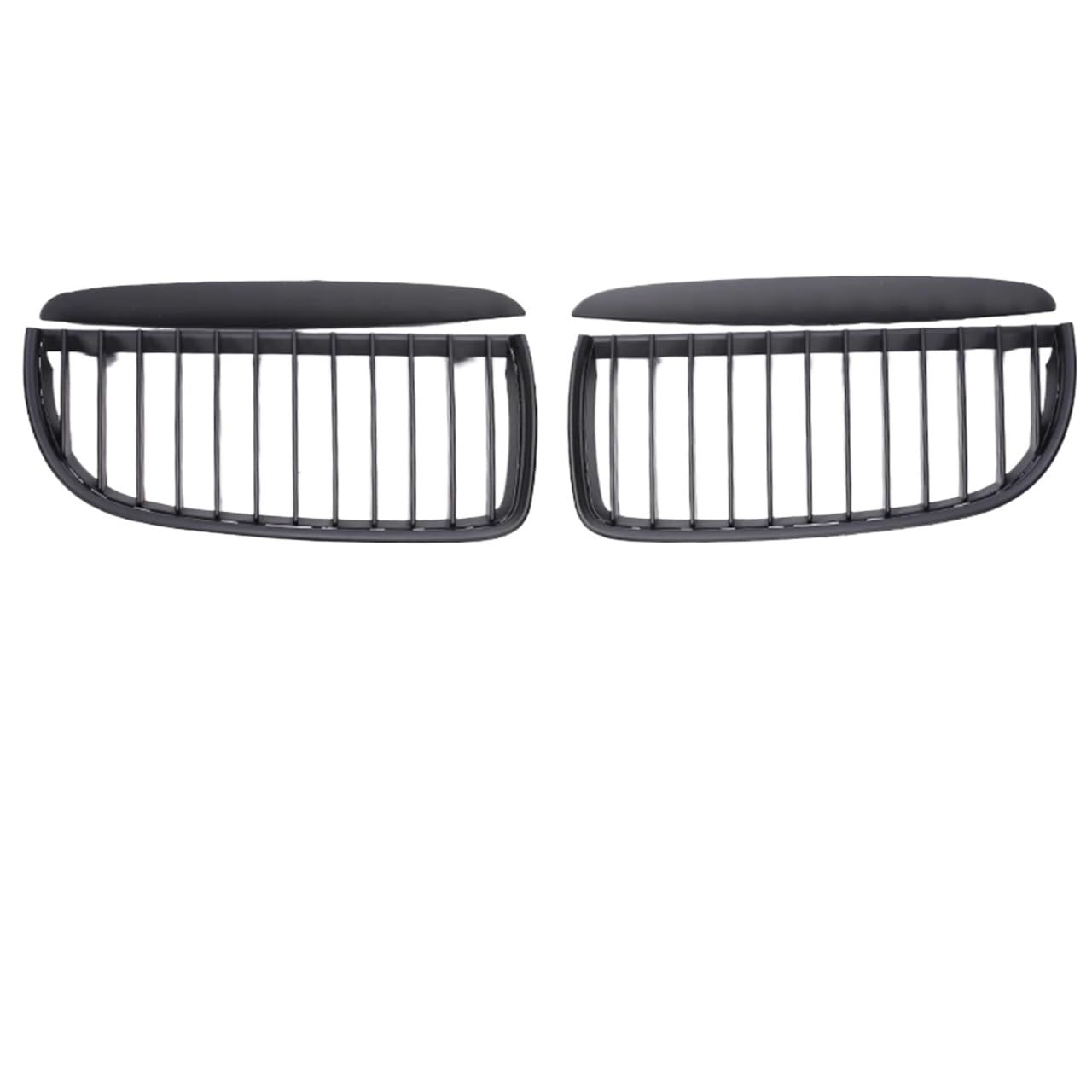 Auto Frontgrill Kohlefaser-Frontstoßstange Freundlicherweise Facelift-Gitterabdeckung Umrüstung Schwarzen Racing-Grills Für 3er E90 E91 2005-2008 2009 2010 2011 2012 Front Kühlergrille(Single Matte Bl von RXRJSU