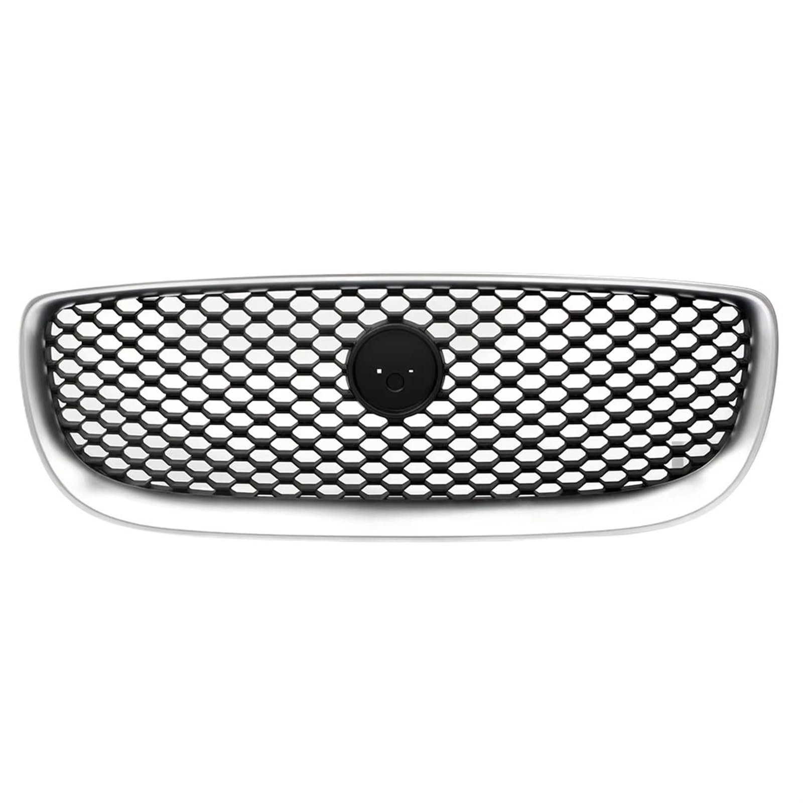 Auto Frontgrill Mattschwarzer Auto-Front-Center-Renngrill Für Jaguar Für XE 2015 2016 2017 2018 Front Kühlergrille von RXRJSU