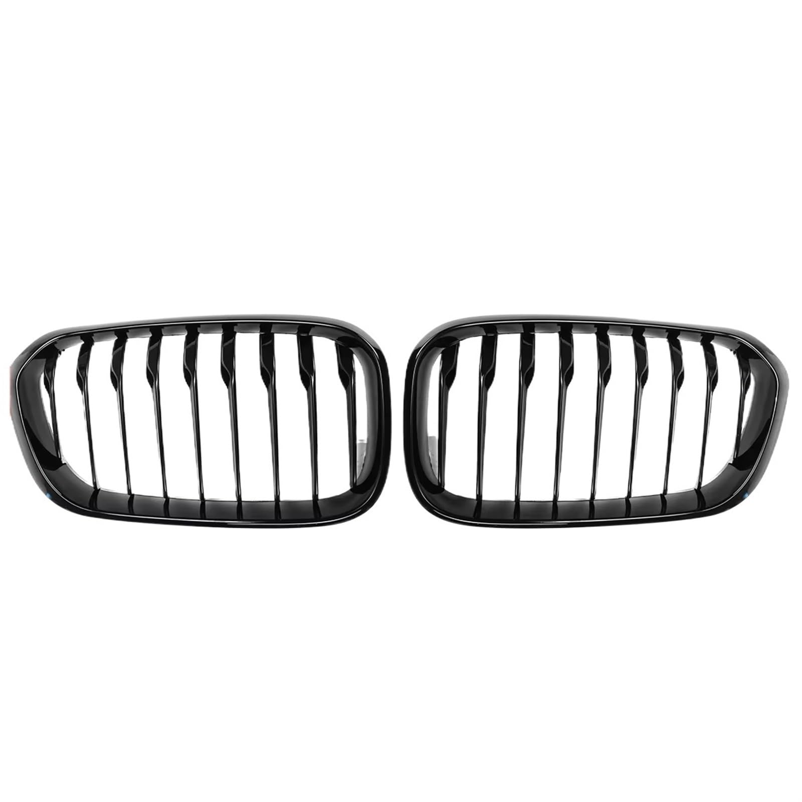 Auto Frontgrill Nieren-Raring-Grill Glänzender Schwarzer Grill 1 Paar Auto-Frontstoßstange Sport-Lamellengrill Für 1er F20 F21 2015 2016 2017 Front Kühlergrille von RXRJSU