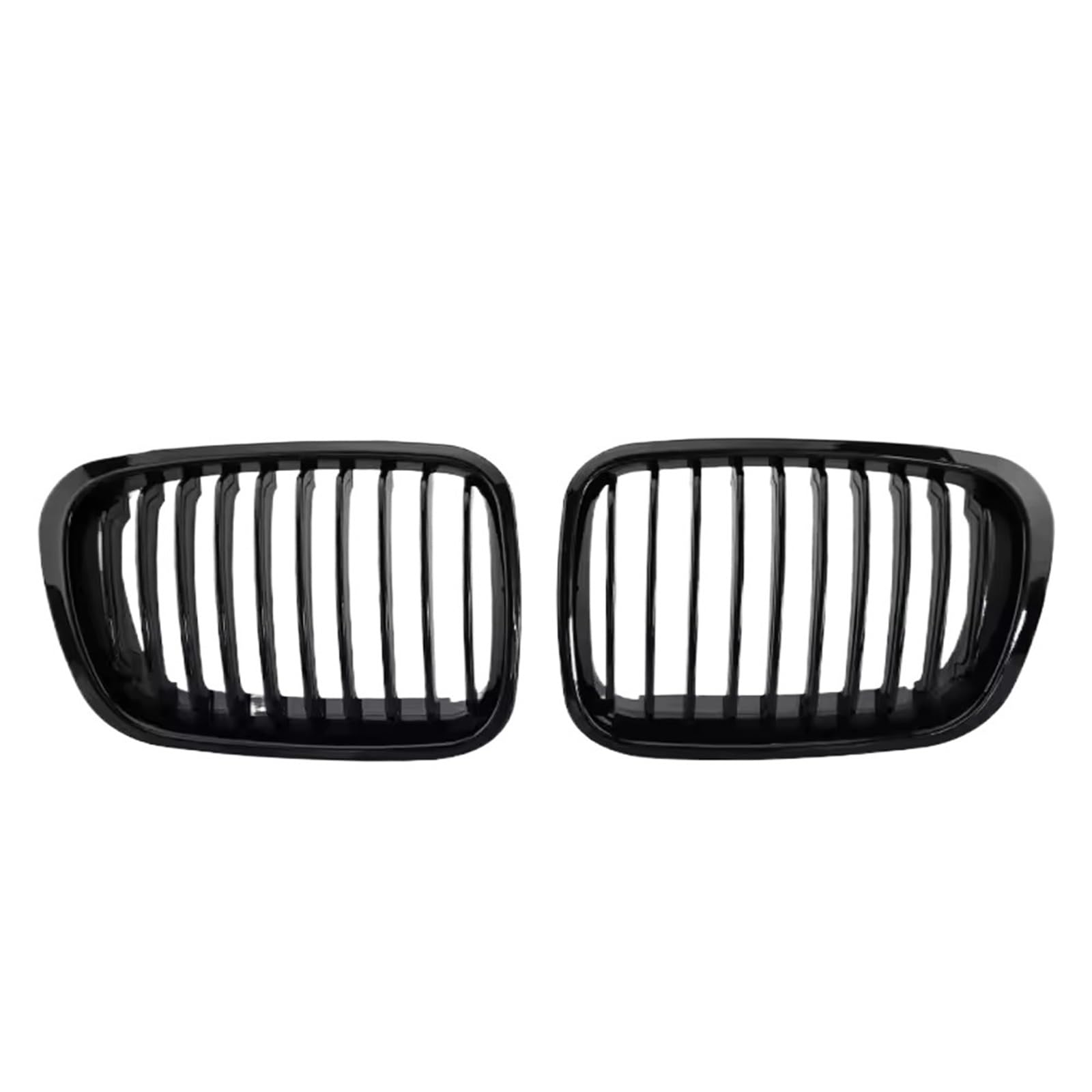 Auto Frontgrill Obere Renngitter Im Single-Line-Stil Für E46 4-Türer 320i 323i 325i 328i 330i 1998 1999 2000 2001. Doppellinien-Frontstoßstangengrill Front Kühlergrille(Single-Matte Black) von RXRJSU