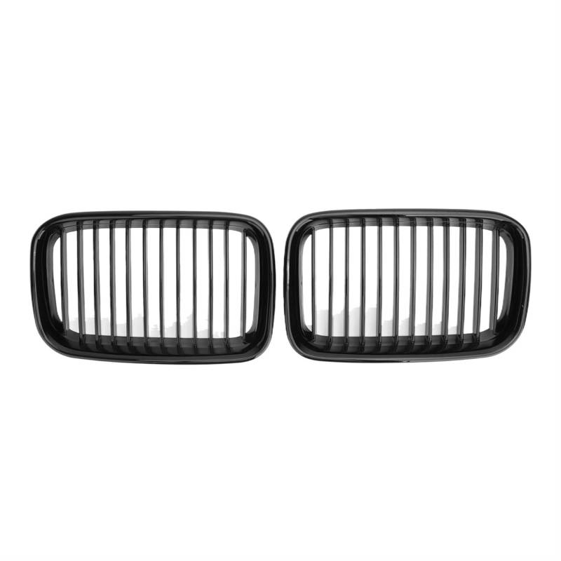 Auto Frontgrill Paar Glänzend Schwarzer Nieren-Sporthaubengrill 51138122237 51138122238 Für E36 318i 325i 1992 1993 1994 1995 1996 Front Kühlergrille von RXRJSU