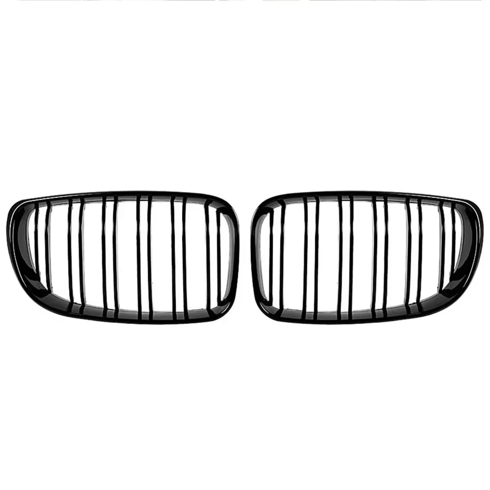 Auto Frontgrill Racing Grill Auto Front Gitter Stoßstange Haube Nieren Grille ABS Für 1 Serie E81 E87 E82 E88 128I 130I 135I 2007 2008 2009 2010 2011 Front Kühlergrille(Glossy Black) von RXRJSU