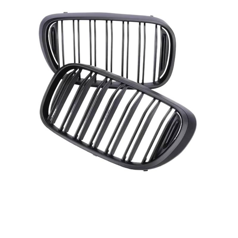 Auto Frontgrill Untere Ansaugung Vorne Stoßstange Niere Refting Grill Carbon Fiber Racing Grille Teile Für 7 Serie G11 G12 2015 2016 2017 2018 2019 Front Kühlergrille(Dual Matte Black) von RXRJSU