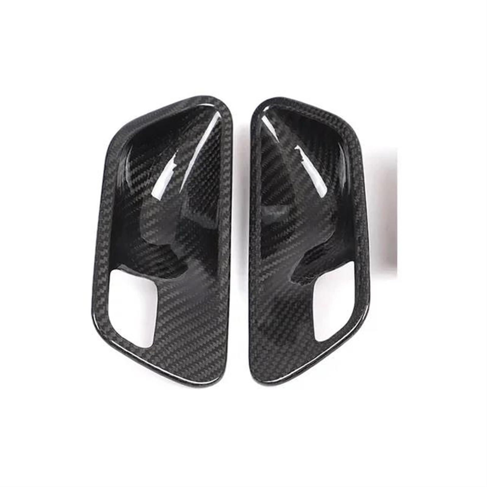 Auto Lüftungsschlitz Dekoration Für 3 4 Serie 3GT F34 F30 F36 2013-2019 Real Carbon Fiber Auto Tür Innen Tür Schüssel Abdeckung Dekoration Aufkleber Auto Zubehör Decal Trim(Style A 2 Pieces) von RXRJSU