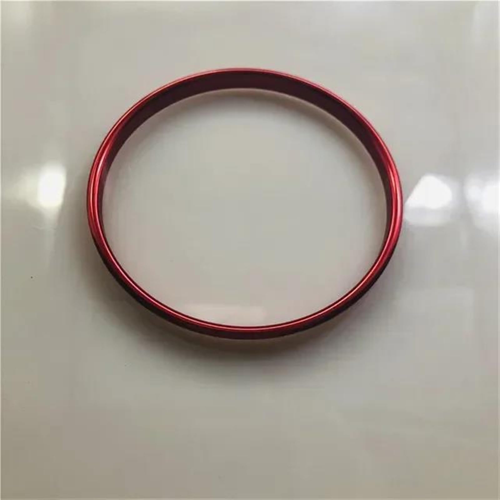 Auto Lüftungsschlitz Dekoration Für VW Für Golf Für Jett MK5 MK6 Für Passat B6 B7 CC Für Touran Für Tiguan Auto Scheinwerferschalter Dekorativer Zierrahmen Ring Innenraum Decal Trim(Rot) von RXRJSU