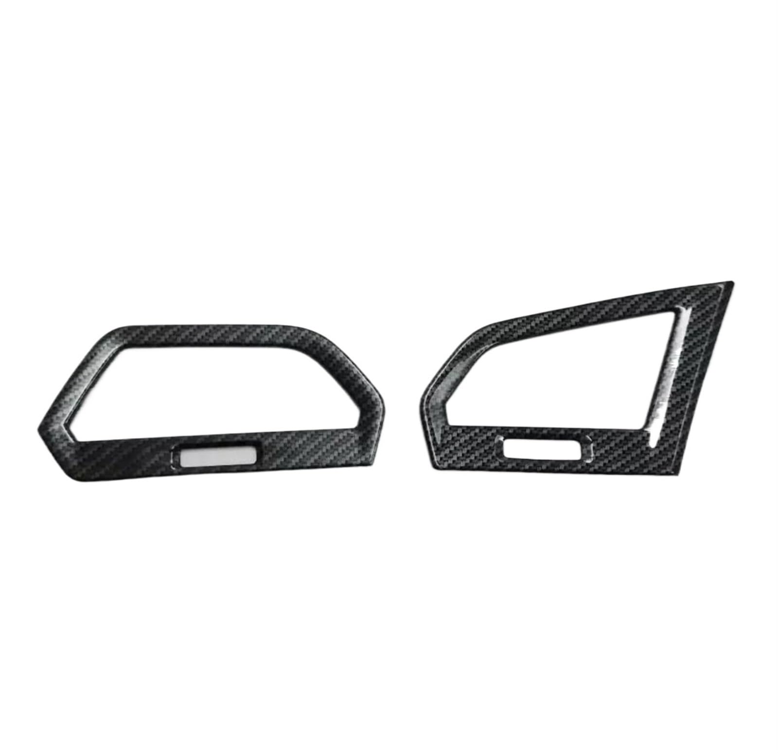 Auto Lüftungsschlitz Dekoration Für VW Für Tiguan MK2 2017-2022 Innenausstattung Kohlefaser Auto Klimaanlage AC Outlet Vent Cover Trim Decal Trim(B) von RXRJSU