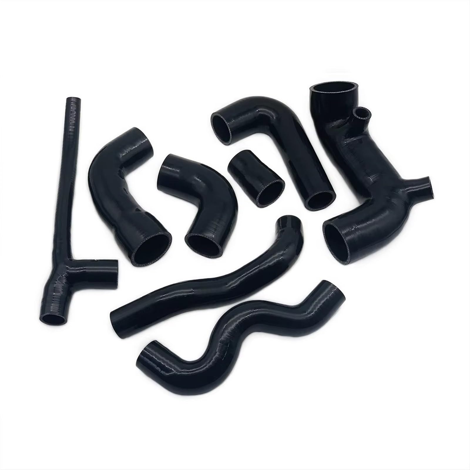 Auto Lufteinlässe Für FIAT Für UNO Turbo Ie 1,4 MK2 1989 1990 1991 1992 1993 1994 1995 Schlauch Kit Ladeluftkühler + Kühler + Lufteinlass Ersatz Stecker Schlauch Air Ansaugschlauch(Schwarz) von RXRJSU