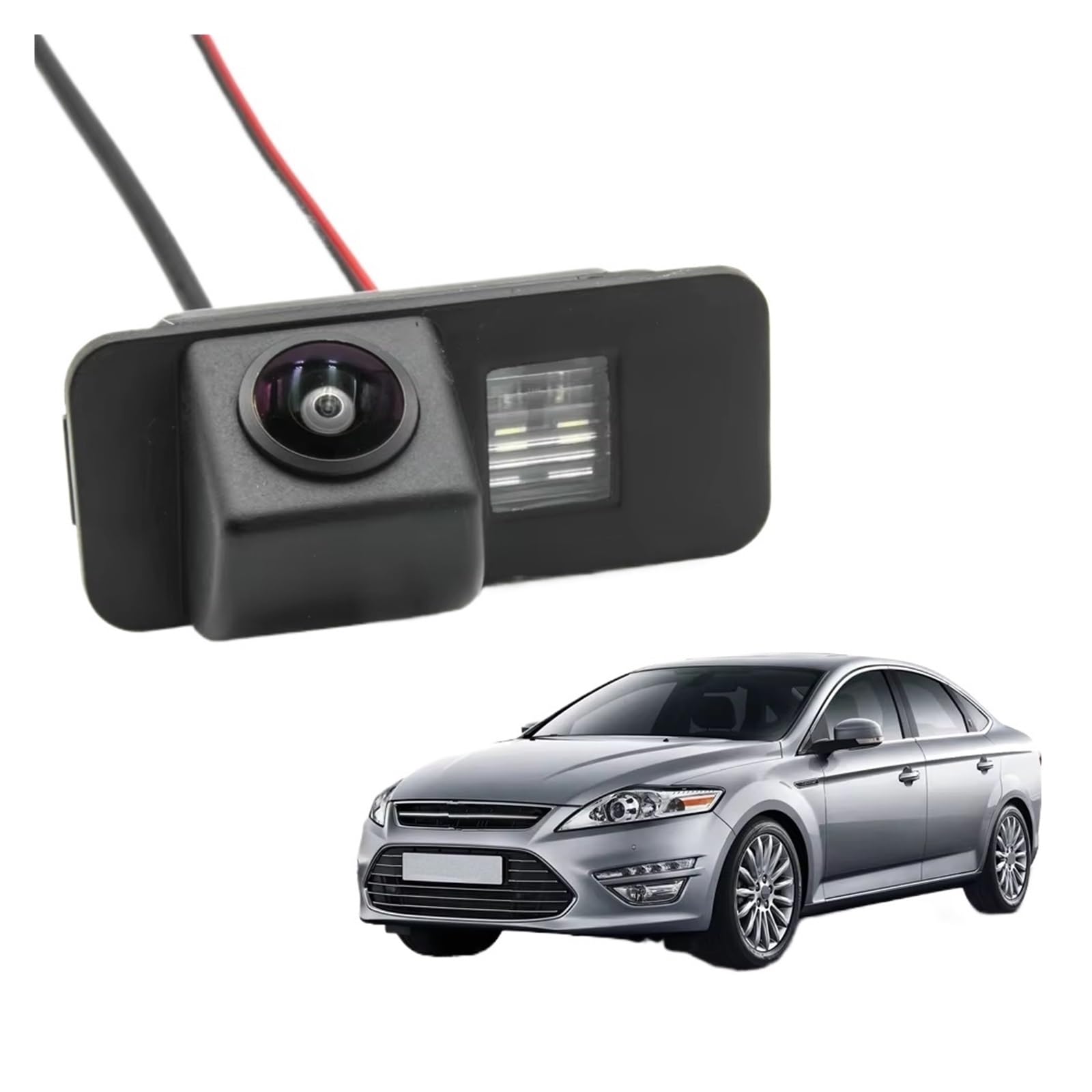 Auto Rückfahrkamera Auto Monitor CCD HD AHD Fisheye Rückansicht Kamera Für Ford Für Mondeo MK4 MK5 2007 2008 2009 2010 2011 2012 2013 2014 2015 2016 2017 Rückfahrkamera(D170 AHD 720P) von RXRJSU