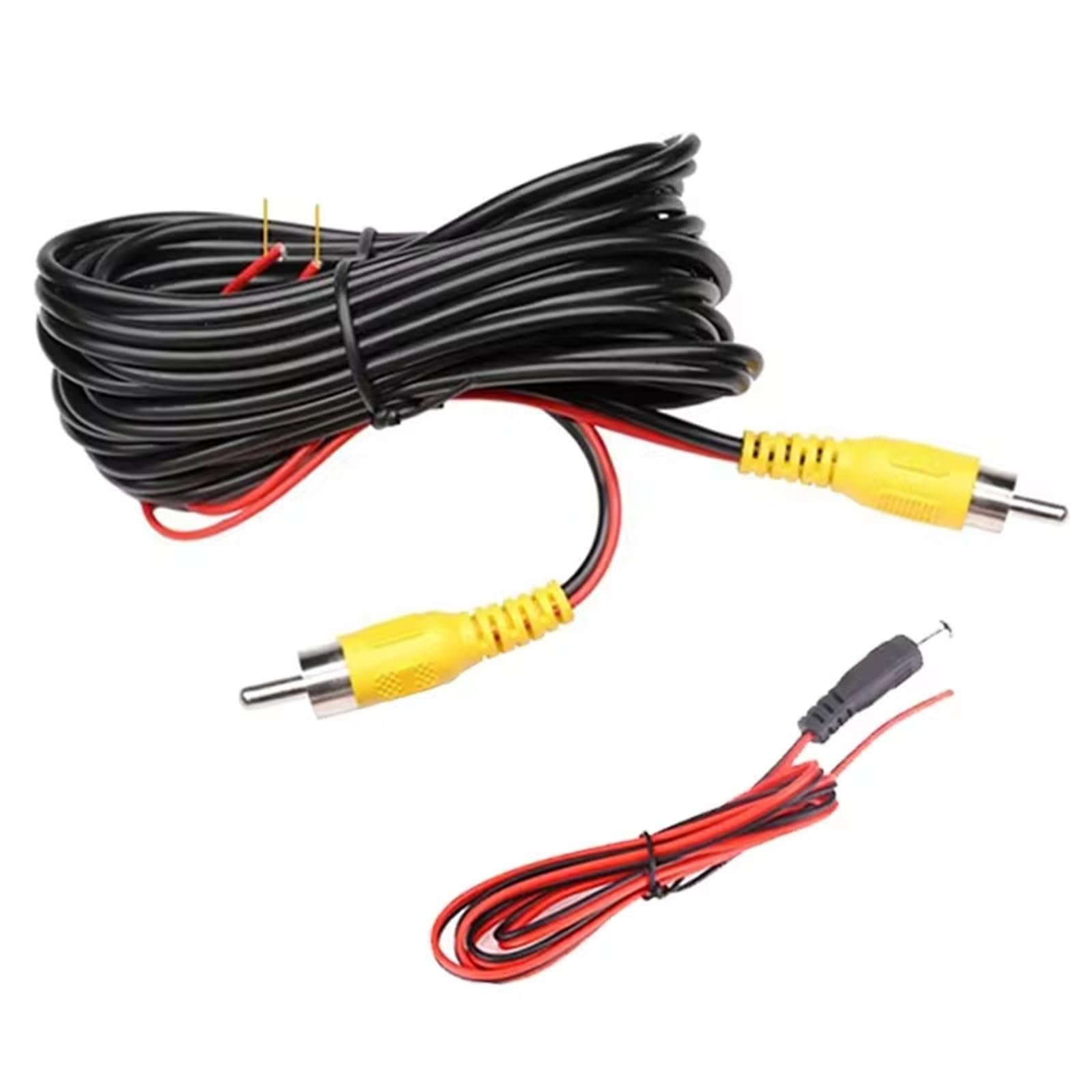 Auto Rückfahrkamera Auto Multimedia Monitor RCA Video Kabel Für Auto Rückansicht Kamera Universal 6/10/15/20 Meter Draht Für Anschluss Reverse Kamera Rückfahrkamera(6 Meters) von RXRJSU