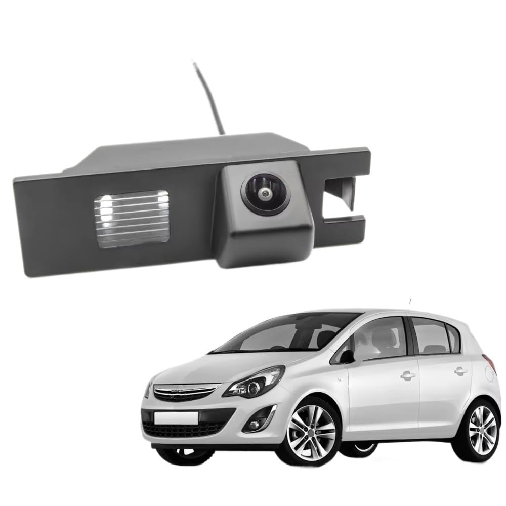 Auto Rückfahrkamera CCD HD AHD Fisheye Rückansicht Kamera Auto Reverse Parkplatz Backup-Monitor Nachtsicht Für Opel Für Corsa CD 2000-2015 Rückfahrkamera(B150 CVBS 680x480) von RXRJSU