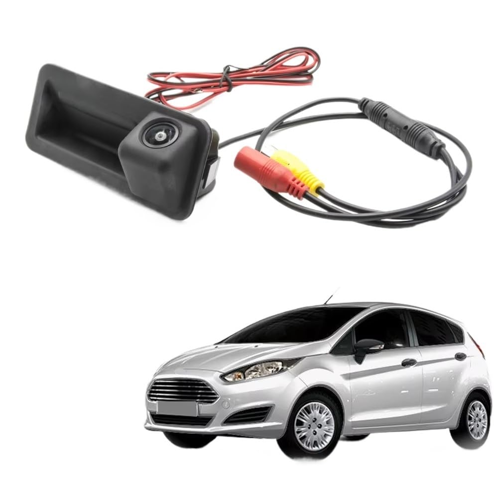 Auto Rückfahrkamera CCD HD AHD Fisheye Rückansicht Kamera Auto Stamm Griff Reverse Parkplatz Backup-Monitor Für Ford Für Fiesta MK6 Fließheck 2009~2017 Rückfahrkamera(A120 CVBS 680x480) von RXRJSU