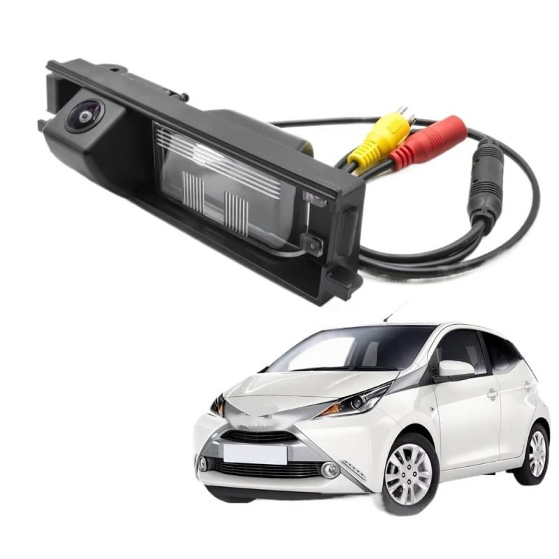 Auto Rückfahrkamera CCD HD AHD Fisheye Rückansicht Kamera Für Citroen C1 Für Peugeot 108 2014-Präsentieren Auto Backup Reverse Monitor Rückfahrkamera(C135 AHD 720P) von RXRJSU