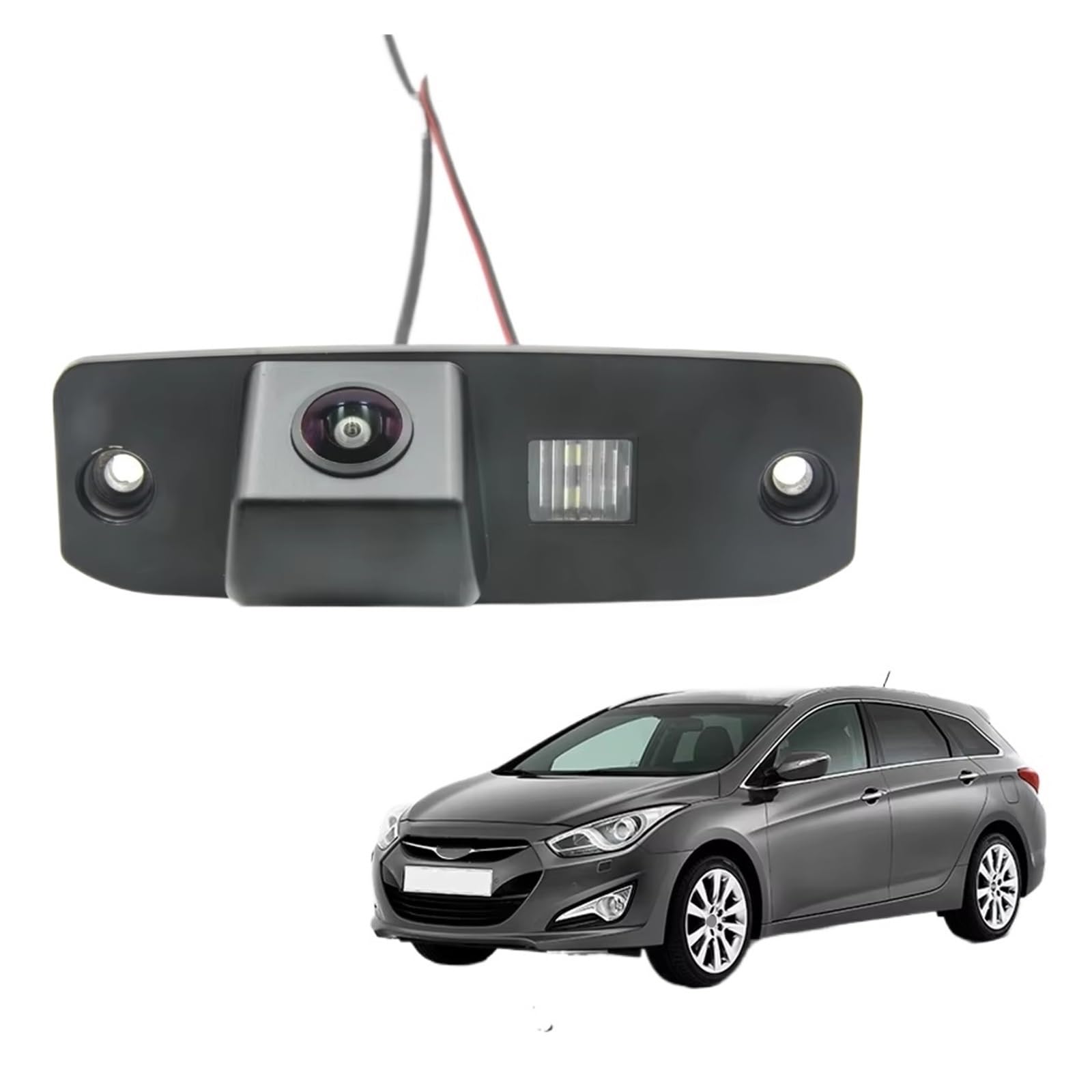 Auto Rückfahrkamera CCD HD AHD Fisheye Rückansicht Kamera Für Hyundai Für I40 Wagon Für I40 Tourer Für I30 Tourer Auto Backup Reverse Parkplatz Monitor Nachtsicht Rückfahrkamera(A120 CVBS 680x480) von RXRJSU