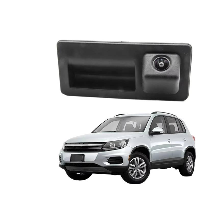 Auto Rückfahrkamera CCD HD AHD Fisheye Rückansicht Kamera Für VW Für Tiguan B7 2011 2012 2013 2014 2015 2016 Auto Stamm Griff Reverse-Monitor Rückfahrkamera(B150 CVBS 680x480) von RXRJSU