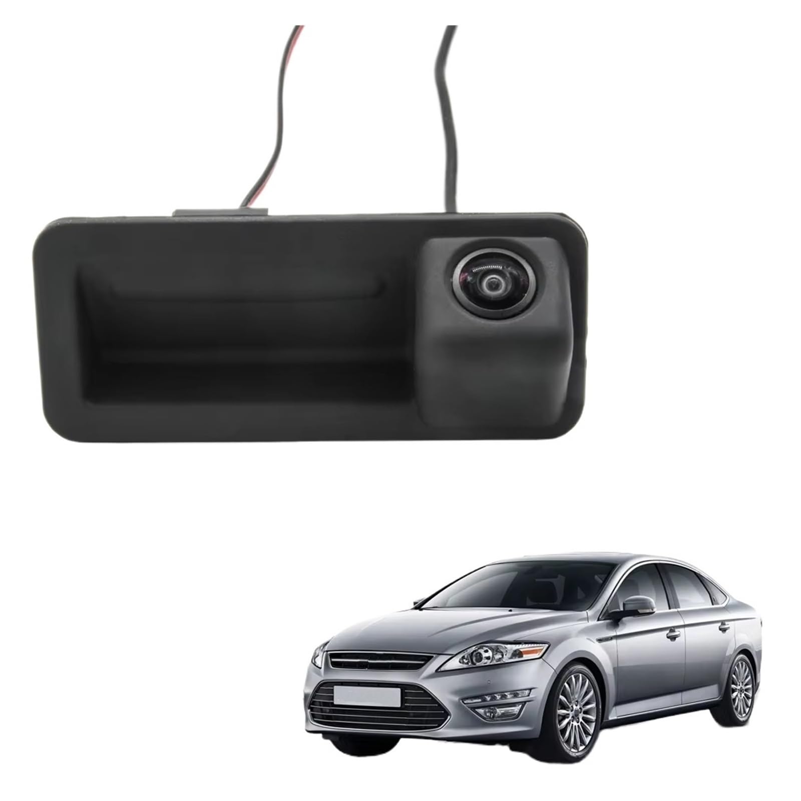 Auto Rückfahrkamera Für Ford Für Mondeo Mk4 2008 2009 2010 2011 2012 2013 2014 Auto Reverse-Monitor HD 1280 * 720 Stamm Griff Rückansicht Kamera Rückfahrkamera von RXRJSU