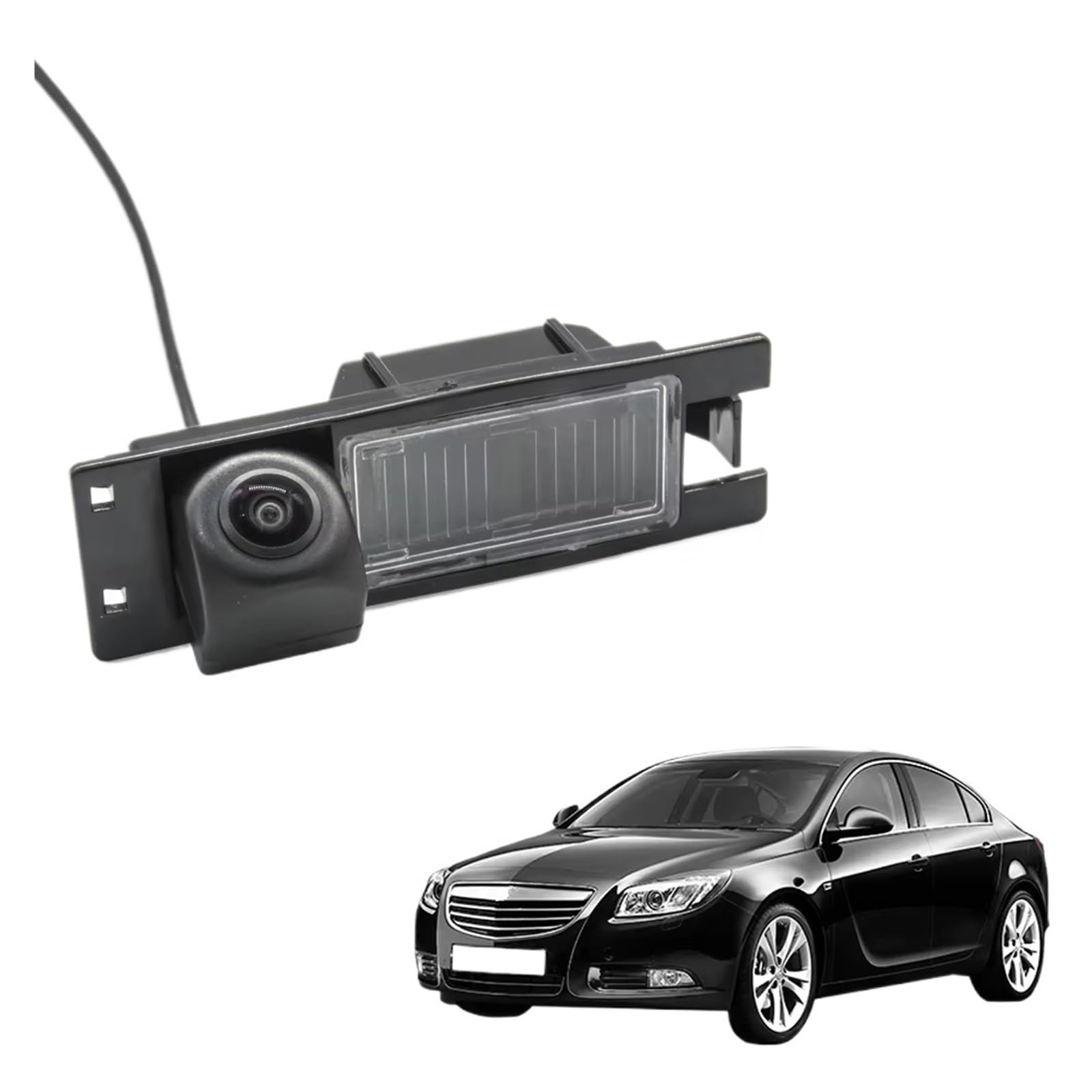 Auto Rückfahrkamera HD 1280 * 720 Fisheye Rückansicht Kamera Für Opel Für Insignia 2008-2019 Auto (Nicht Für Sports Tourer) Monitor Parkplatz Zubehör Rückfahrkamera(Cam 5 Fold Wireless) von RXRJSU