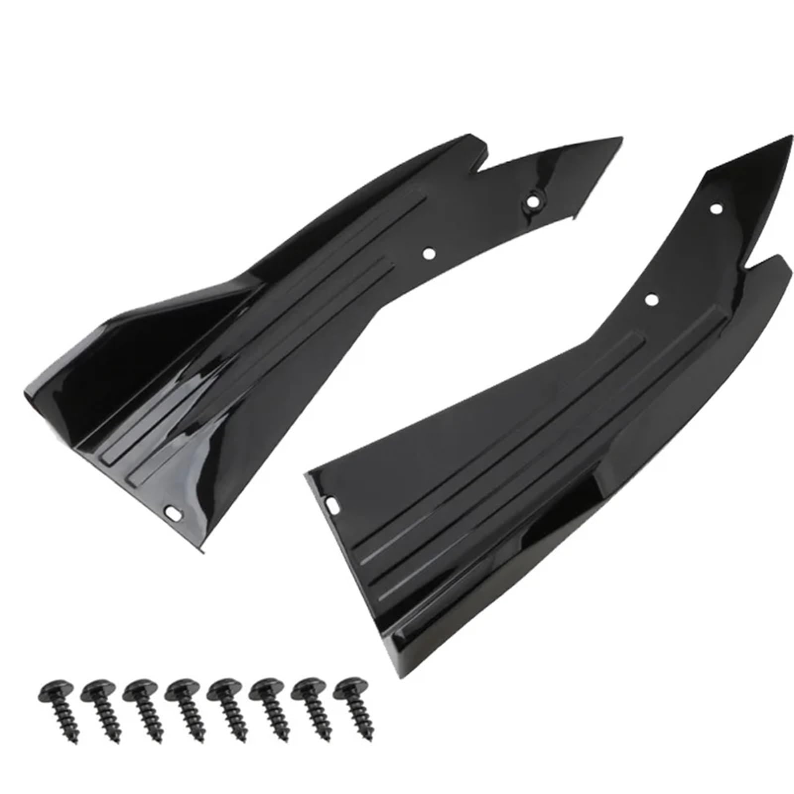 Auto Trittbretter Seitenschweller Paar Universal Auto Heckspoilerlippe Flügelverkleidung Schutz Anti-Crash-Diffusor Seitenschweller Wrap Angle Splitter(A) von RXRJSU