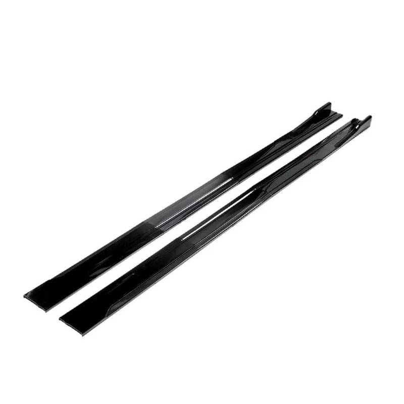 Auto Trittbretter Seitenschweller Universal Seite Rock Erweiterung Rocker Platte 2m/2,18 M Lip Separator Stoßstange Für Benz(Glossy Black,2M) von RXRJSU