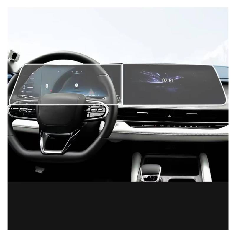 Displayschutz Für Chery Für Arrizo 8 2023 10,25 Zoll Auto LCD GPS Navigation Gehärtetes Glas Und Armaturenbrett-Bildschirm Filmschutz Navigation Schutzfolie von RXRJSU