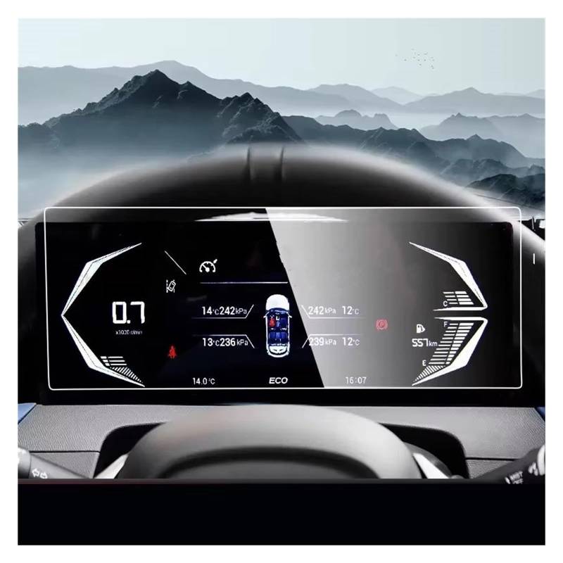 Displayschutz Für GAC Für EMZOOM GS3 2023 2024 Autoinstrumententafel-Geschwindigkeitsmesser Anti-Kratz-Zubehör Displayschutz Aus Gehärtetem Glas Navigation Schutzfolie von RXRJSU