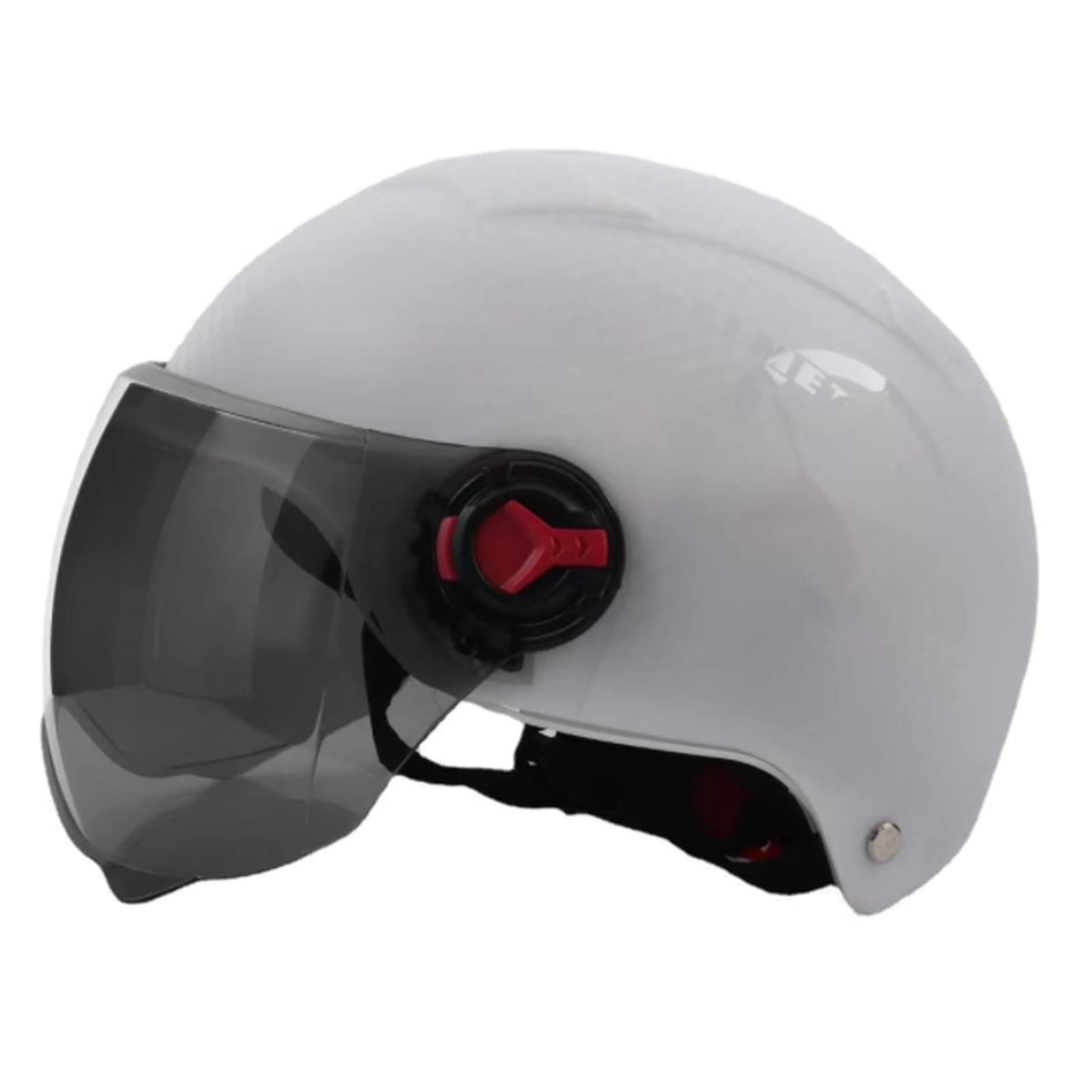 Offenes Jet Helm Vintage Open Face Helm Damen Retro Motorrad Mofa Helm Halboffenes Gesicht Schützen Helm Herren Halbschale Helm ECE-Zertifizierung Erwachsener Scooter Motorrad Helm ,Weiß von RYDZCLH