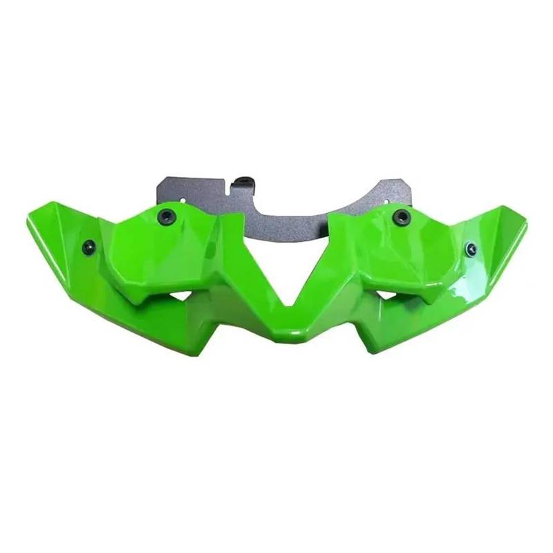 Für Kawasaki Z 900 2020-2024 Motorrad Vorderrad Kotflügel Schnabel Kegel Extender Windschutzscheibe Spoiler Abdeckung(Green) von RYMZBE