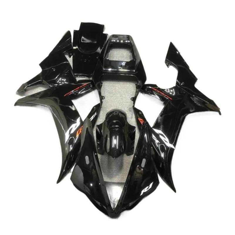 Für Yamaha YZF-R1 2002-2003 ABS Gloss Black Body Kit Motorrad Verkleidung Kit Compression Molding von RYMZBE