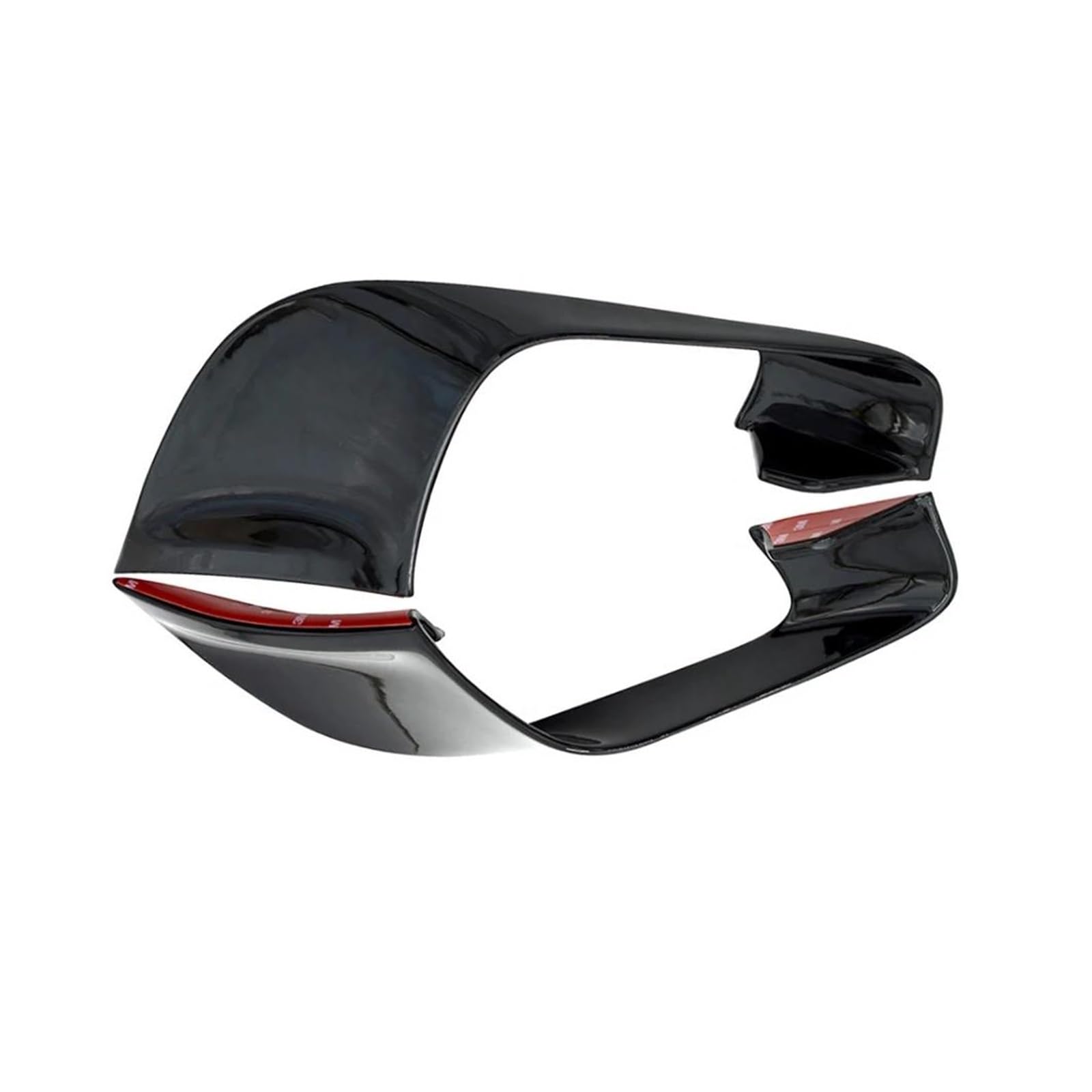 Für Yamaha YZF-R7 2021-2024 Motor Aerodynamischer Rahmen Air Wind Spoiler Verkleidung Winglet Feste Flügelabdeckung(Gloss Black) von RYMZBE