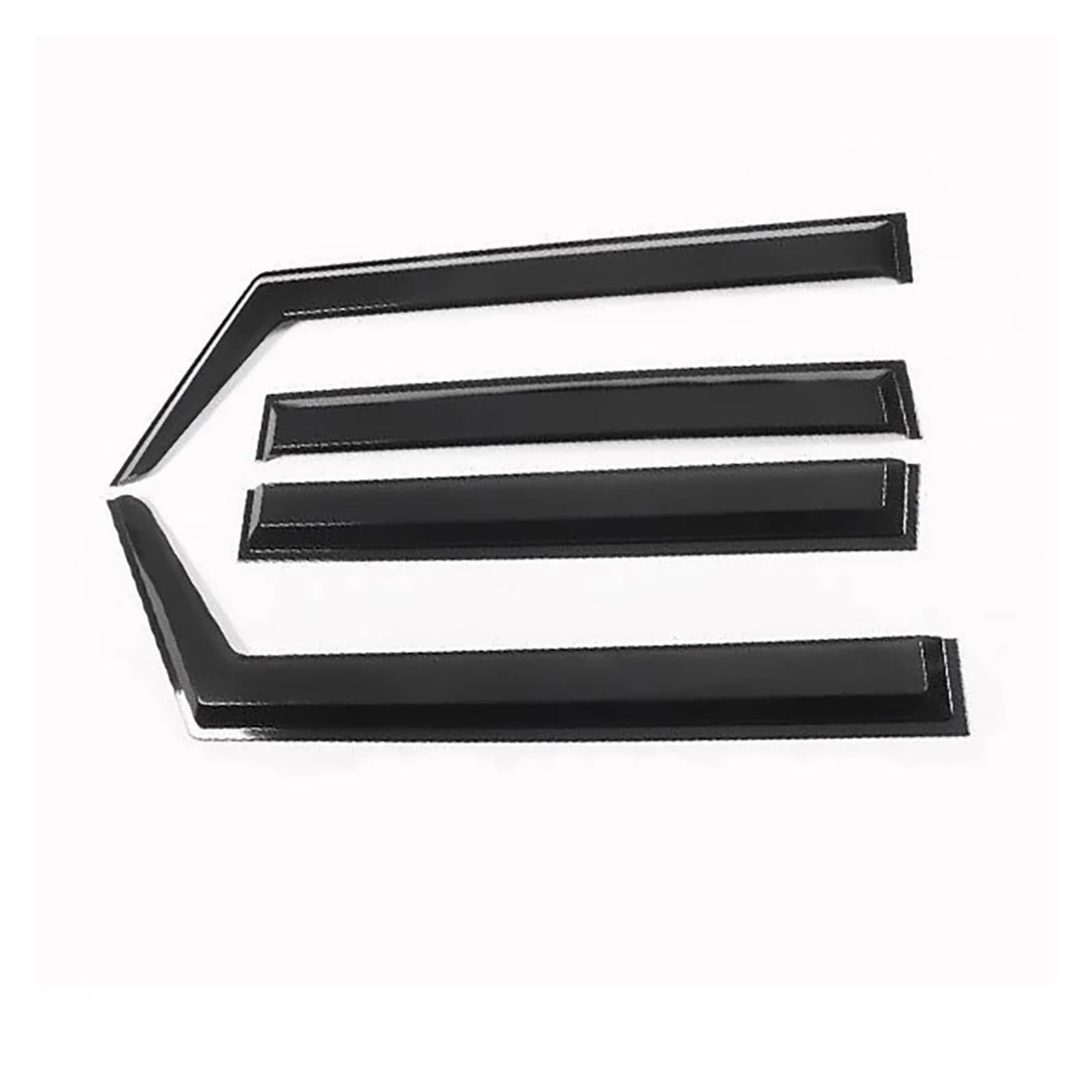 4Pcs Seite Fenster Sonnenblende Wind Regen Deflektor Außen Wetter Schild Unterstände Schutz Kompatibel for Jimny JB64 JB74W 2019-2023 von RYTYHFFR