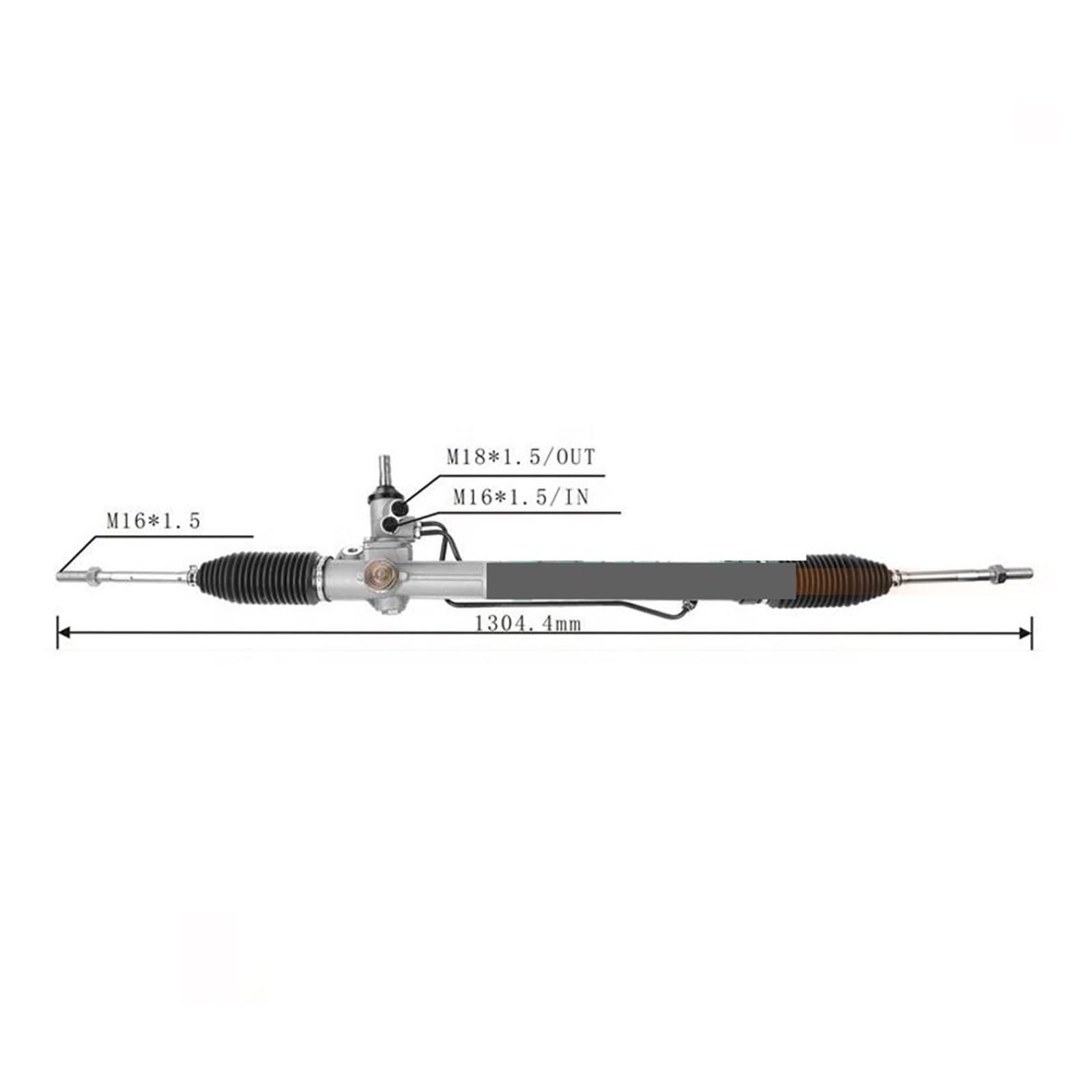 Elektrisches Fabrikpreis-Auto-Lenksystem Servolenkung Zahnstange und Ritzel Kompatibel for FORD TERRITORY RHD 031-001-AA12 von RYTYHFFR