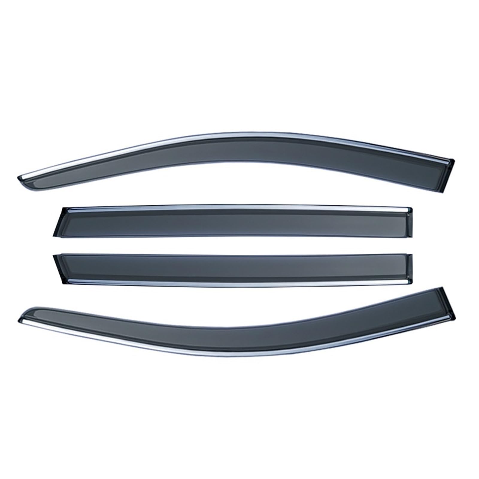 Fenstervisier kompatibel for Suzuki SX4 S-Cross MK3 2022~2024 2023, Türlüftungsmarkise, Regen, Augenbraue, Sonne, Rauchschutz, Abdeckung, Deflektor, Zubehör(GRAY) von RYTYHFFR