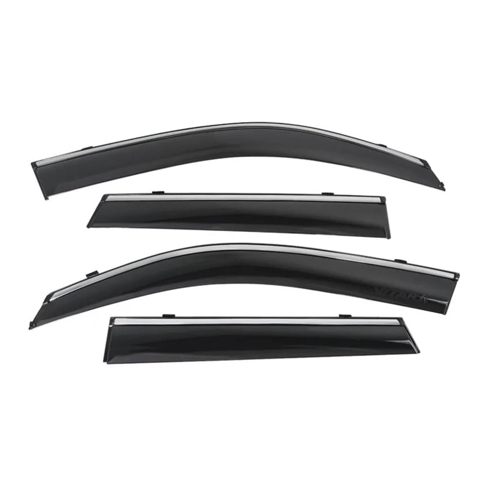 Fenstervisier kompatibel for Suzuki Vitara 2015 2016 2017 2018 2019 2020 2021 Windschutz Sonne Regenschutz Seitenwindabweiser Auto-Styling von RYTYHFFR