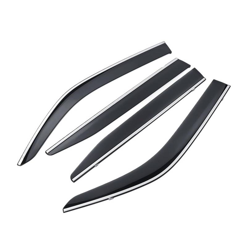 Kompatibel for Lexus LX600 Windows Vent Visor Flow Deflektor LX 600 Upgrade Außenzubehör Body Kit Tuning Modifikation 2022 2023(Chrome Strip) von RYTYHFFR