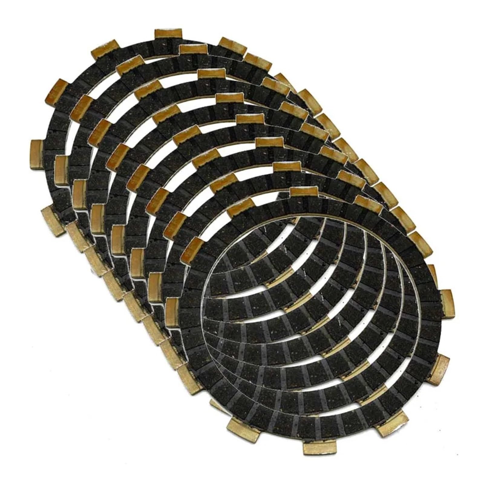 Kompatibel for Suzuki GSF600 BANDIT 1995–2004, Gsf 600 BANDIT S 1996–2004, Motorrad-Trennscheiben-Set, Kupplungs-Reibungsantrieb, Stahlplatte(Friction Plates) von RYTYHFFR