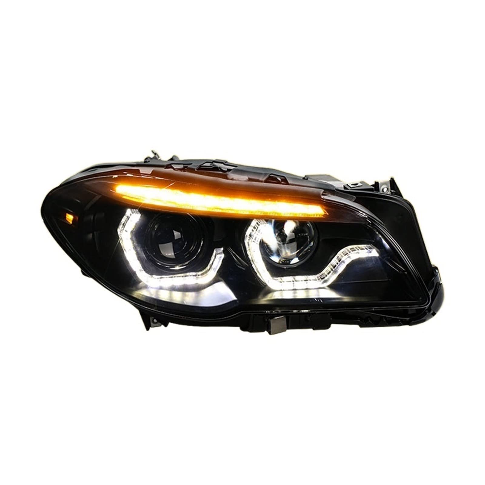 Scheinwerfer Montage Kompatibel for BMW 5-serie 2011-2013 F10 F18 Tagfahrlicht Sequentielle Blinker von RYTYHFFR