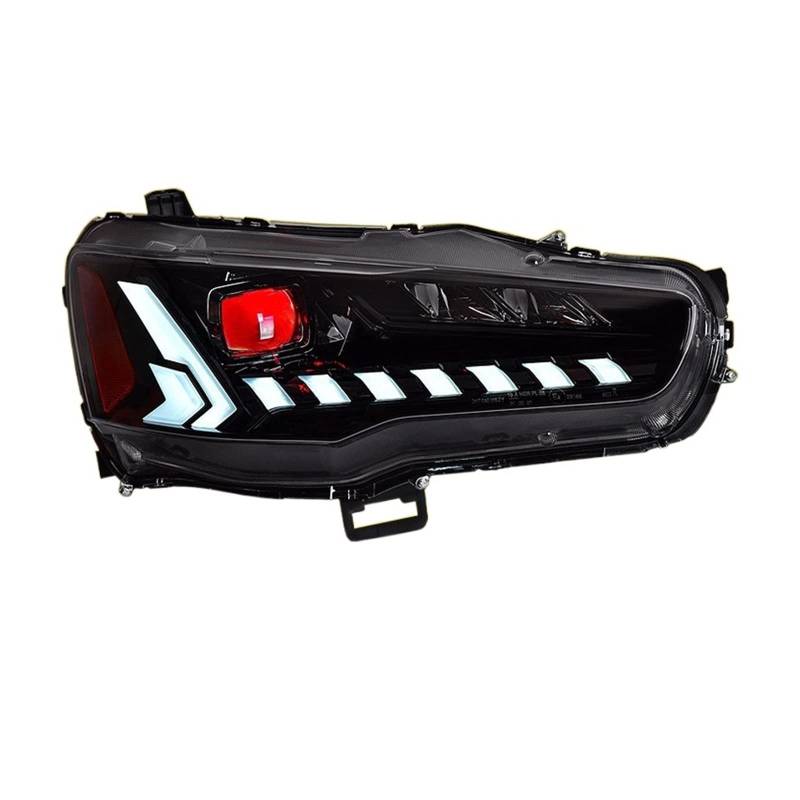 Scheinwerfer Montage Kompatibel for Mitsubishi LANCER DRL Dual Strahl Objektiv Hohe Strahl Sequentielle Blinker von RYTYHFFR