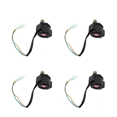 Anlasser Magenetrelais Motorcycle Starter Solenoid Relay 2 Wire 2 Pin Male Connector Direct Starter Relay for Motorcycle for ATV 50cc Starterrelais von RYUIO