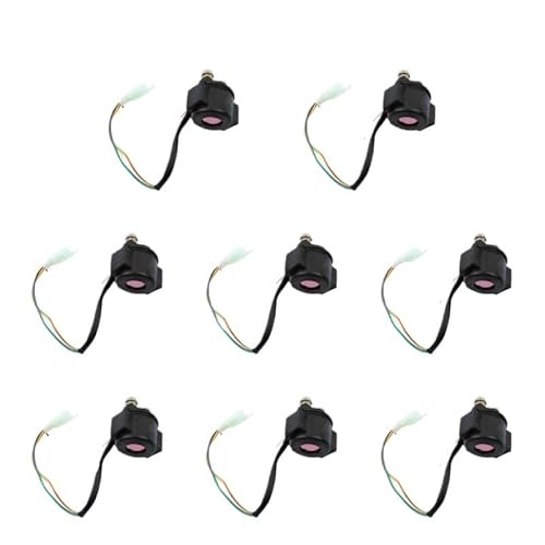 Anlasser Magenetrelais Motorcycle Starter Solenoid Relay 2 Wire 2 Pin Male Connector Direct Starter Relay for Motorcycle for ATV 50cc Starterrelais von RYUIO