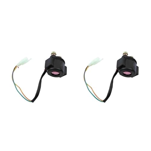 Anlasser Magenetrelais Motorrad Starter Magnet Relais 2 Draht 2 Pin Stecker Direkt Starter Relais Für GY650cc 125cc 150cc 250cc ATV Starterrelais von RYUIO