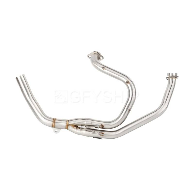 Motorrad Abgasrohr Schalldämpfer Für Transalp 650 2000-2007Für XL650V Für XL 650 V Für XL650 Slip-on Motorrad Auspuff Schalldämpfer Header Link Rohr von RYUIO