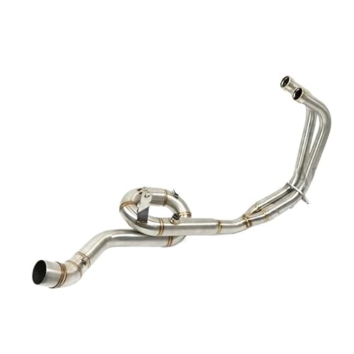 Motorrad Abgasrohr Schalldämpfer Motorrad Für Auspuff 51mm FrontLinkage Voll Für Auspuff Front Rohr Edelstahl Für MT03 Für MT-03 R25 R3 2014-2021 Jahre von RYUIO