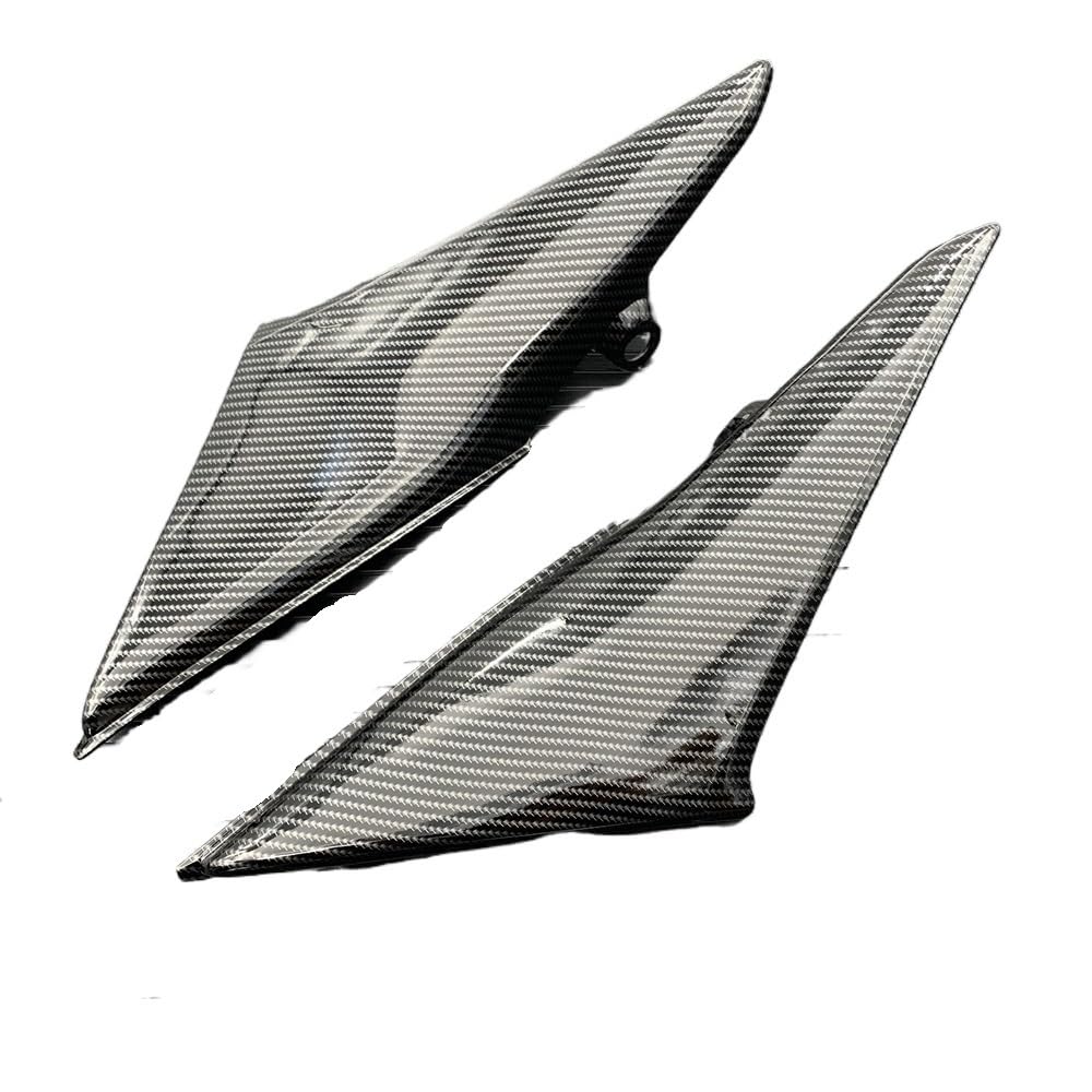 Motorrad Links rechts verkleidung Carbon Fiber Malerei Gas Kraftstoff Tank Side Trim Abdeckung Panel Gugel Verkleidung Für CBR600RR CBR 600 RR 2003 2004 von RYUIO