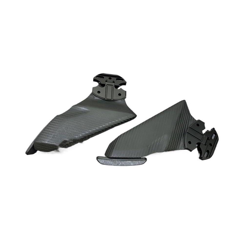 Motorrad Links rechts verkleidung Für Ka&wasaki Für NI&nja 650 ER6F ER-6F 2017 2018 2019 Motorradspiegel Frontverkleidung Winglets Aerodynamische Seitenflügel Spoiler von RYUIO