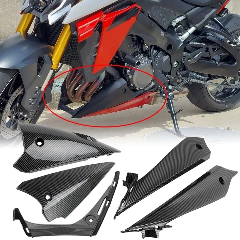 Motorrad Links rechts verkleidung Motor Untere Motorhaube Seitenabdeckung Spoiler Bauchpfanne Für Su&zuki Für GSX-S1000 GSX-S GSXS 1000 2015-2020 Für GSXS1000 von RYUIO