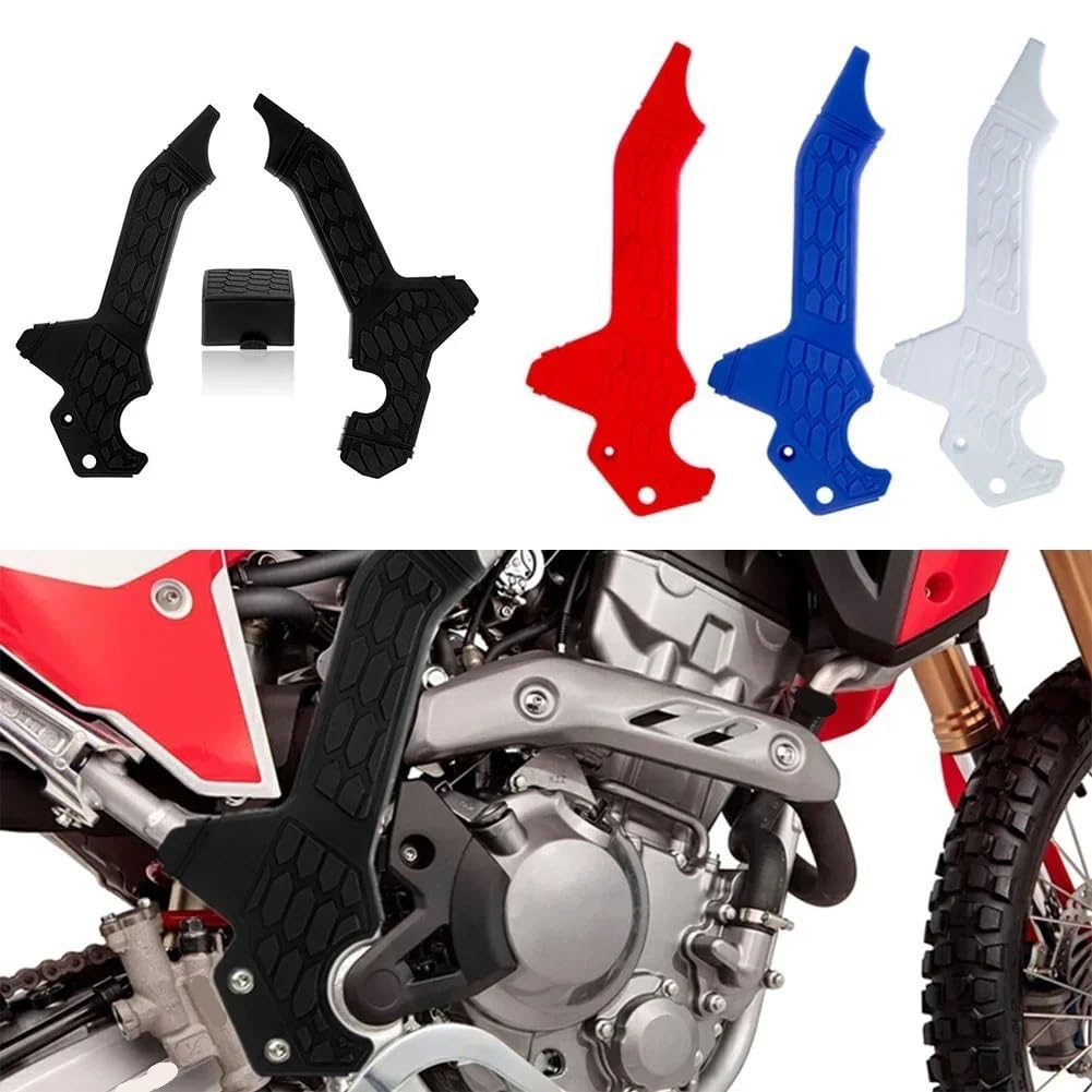 Motorrad Links rechts verkleidung Motorrad Rahmen Schutz Seite Schutz Abdeckung Verkleidung Schutz Panel Zubehör Für CRF300L CRF 300L CRF 300 L CRF300 L von RYUIO